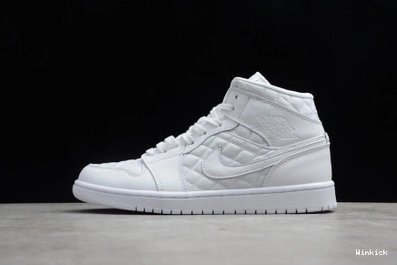 WHITE AIR MID DB6078-100 JORDAN 1 QUILTED 0731